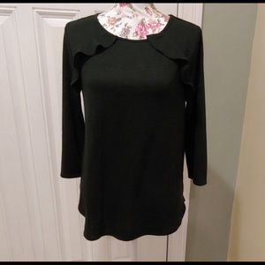 Van Heusen forest green sweater